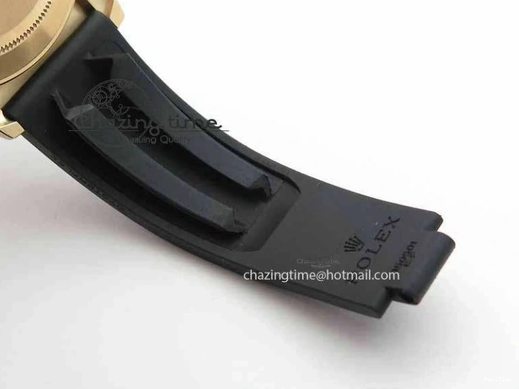 MiroTime 0316 RelaxedFit Daytona 116515 Noob 1:1 Best Edition Rose Gold Dial On Black Rubber Strap A7750(Free Extra Strap) 3740